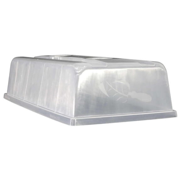 Humidity Dome 5" Tall Extra Strength, 2 Pack, Propagation Seed Cloning Lid Vented for 1020 Tray Seed Starting Germination 2 Domes