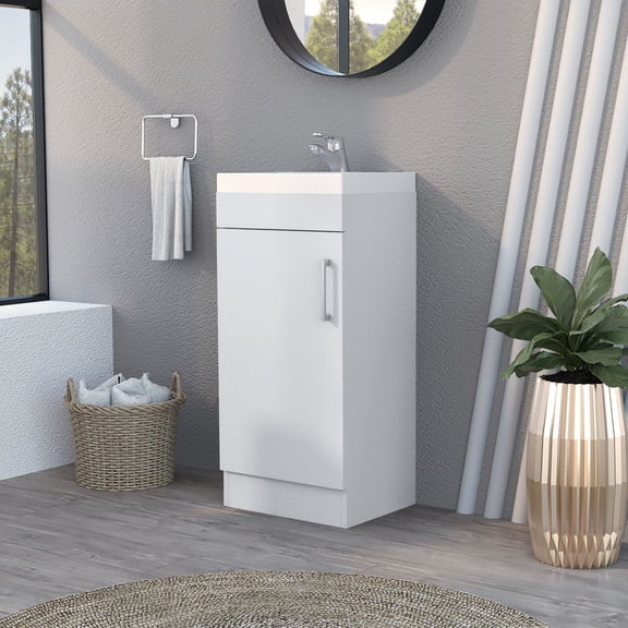 Humidity - Proof Bathroom Vanity - Small Bathroom Solution, Store Toiletries Well