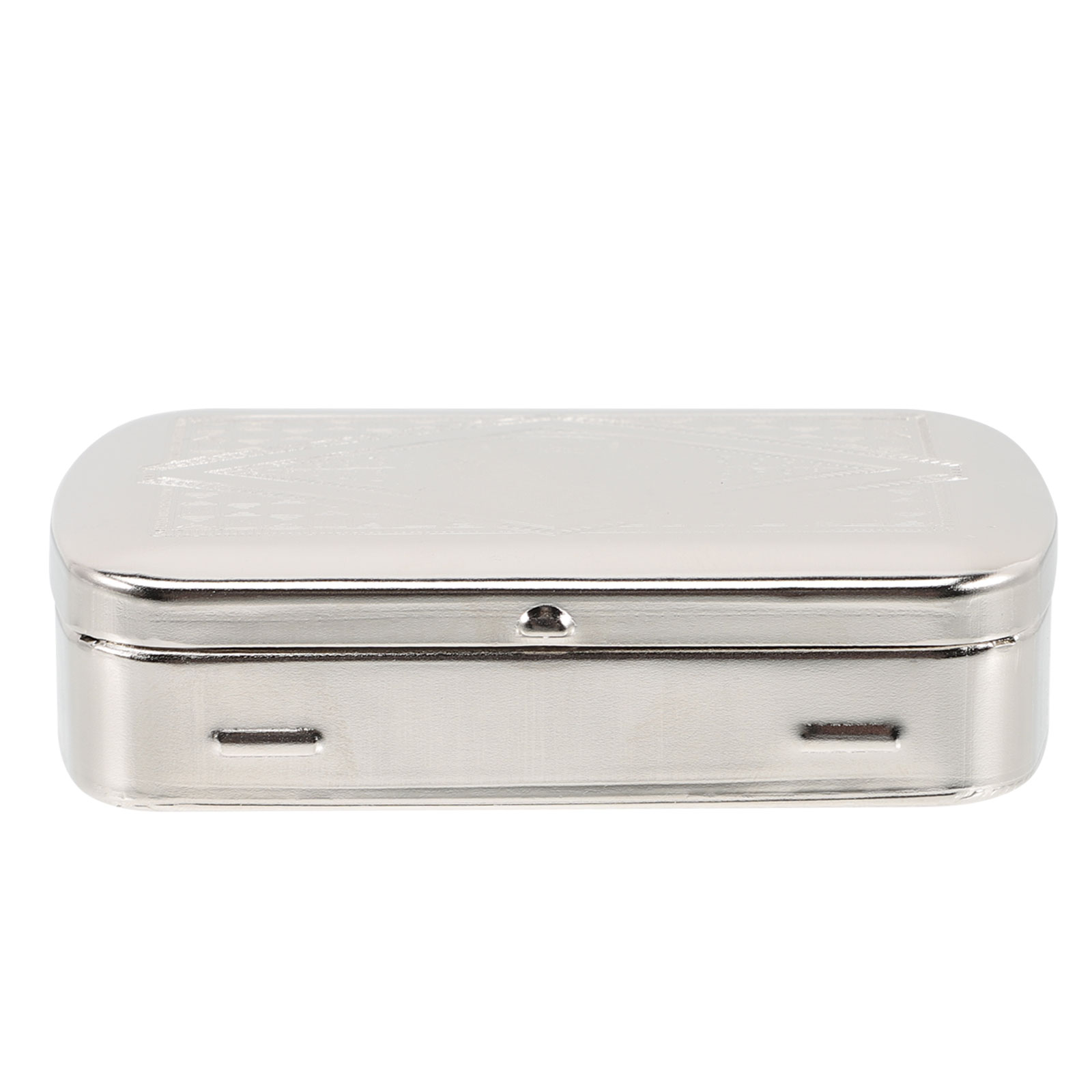 Qnmwood Portable Cigar Holder Travel Case Metal Humidor Organizer