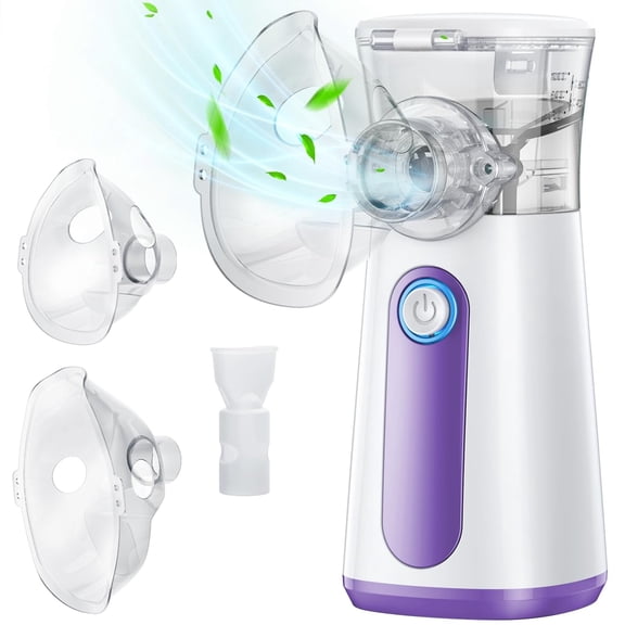Humihome Handheld Humidifier USB Rechargeable Steam Inhaler Portable Compressor for Home Travel