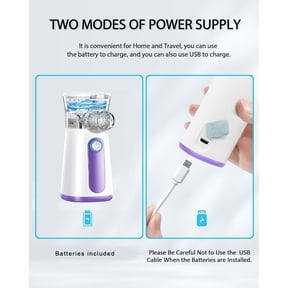 Humihome Rechargeble Handheld Mesh Humidifier Portable Inhaler Powered Cool Mist Device for Adults Kids