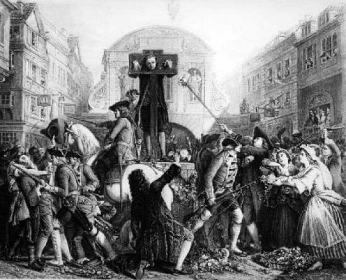 Humiliating Pillory of Daniel Defoe 1703 Canvas Art - (18 x 24)