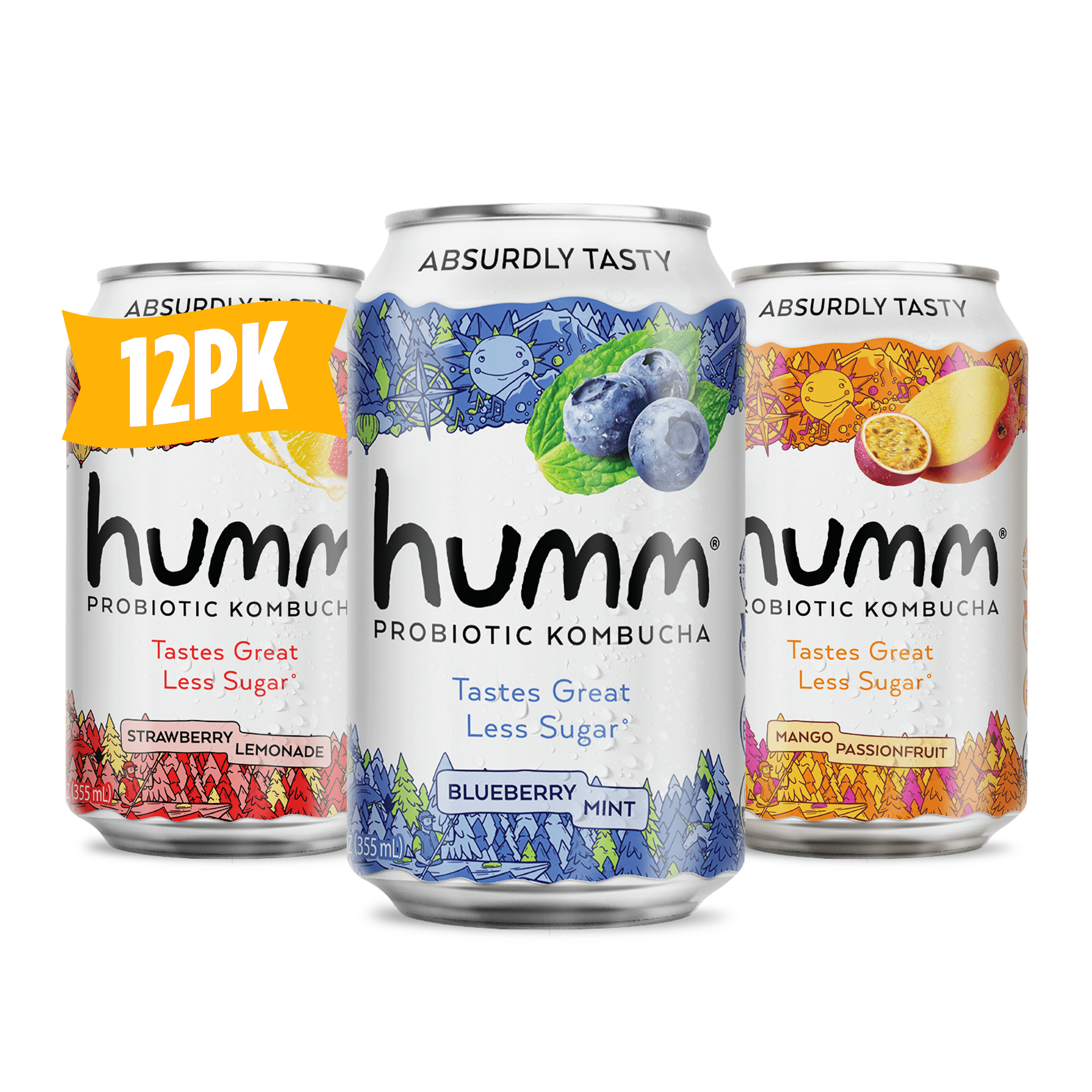 Humm Kombucha Kombucha & Probiotic Drinks in Fresh Juice & Chilled ...