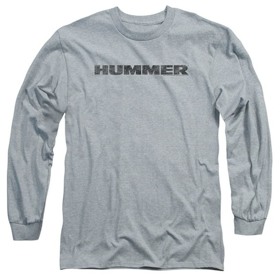 Hummer - Distressed Hummer Logo - Long Sleeve Shirt - XXX-Large