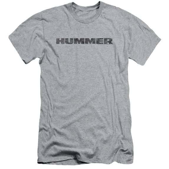 Hummer - Distressed Hummer Logo - Slim Fit Short Sleeve Shirt - Medium