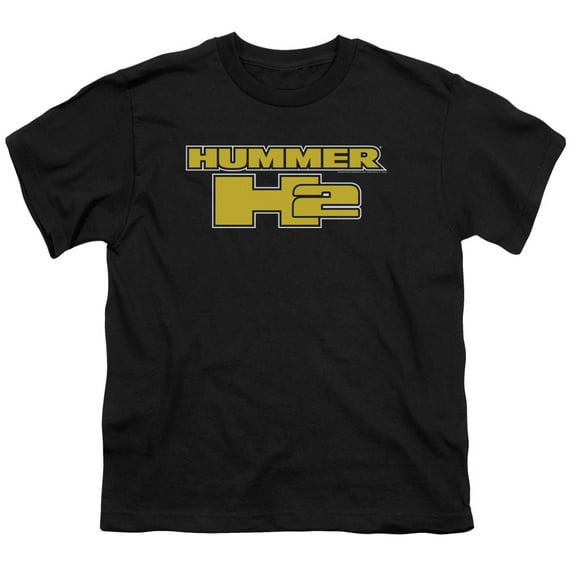 Hummer - H2 Block Logo - Youth Short Sleeve Shirt - Large