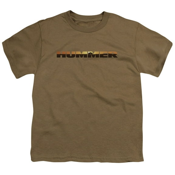 Hummer - Hummer Sunset Logo - Youth Short Sleeve Shirt - Medium