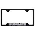 thumbnail image 1 of Hummer Laser Etched Logo Cut-Out License Plate Frame (Black), 1 of 3
