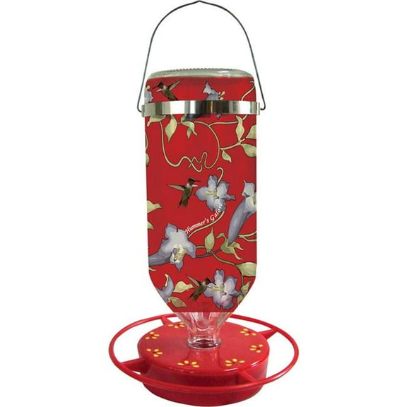 Hummers Galore VINE16 16 oz Vine Hummingbird Feeder - Red - Case of 12