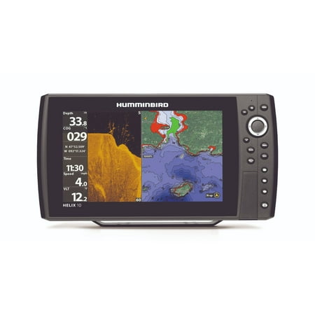 Humminbird Helix 10 CHIRP MEGA DI+ Fishfinder/Chartplotter/GPS G4N