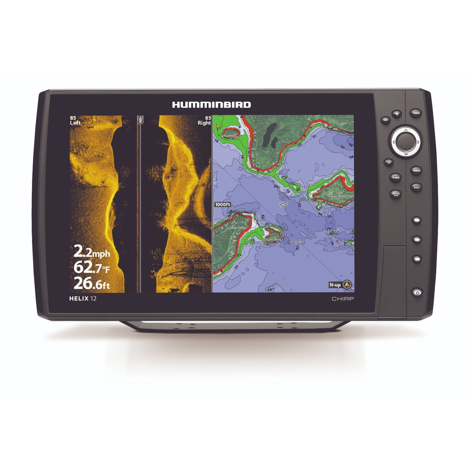 Humminbird 411450-1CHO HELIX 12 CHIRP MEGA SI+ GPS G4N CHO Fishfinder 