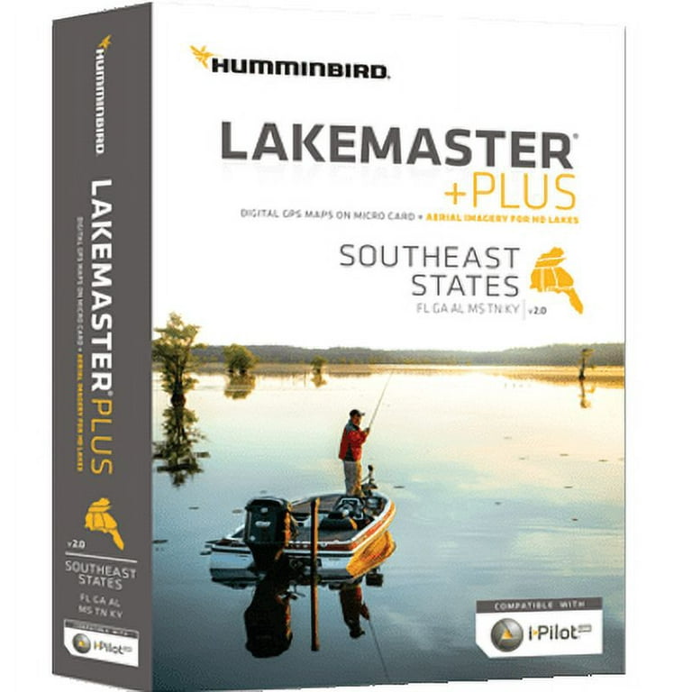 Humminbird 600023-5 Lakemaster+ Maps, Southeastern States