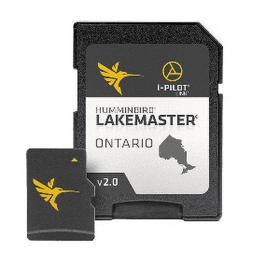 Humminbird Lakemaster Chart Card, Ontario - Depth Fishing Fish Finder ...