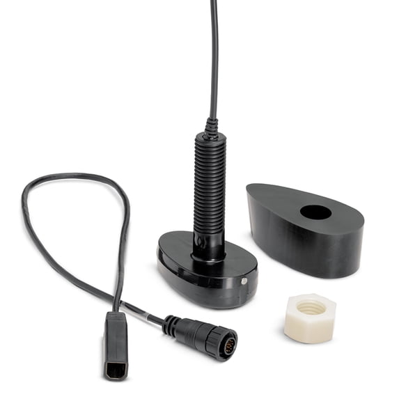Humminbird 710279-1 XPTH 9 HW T Plastic Thru Hull Transducer for Dual Spectrum CHIRP 2D Sonar 150-220kHz