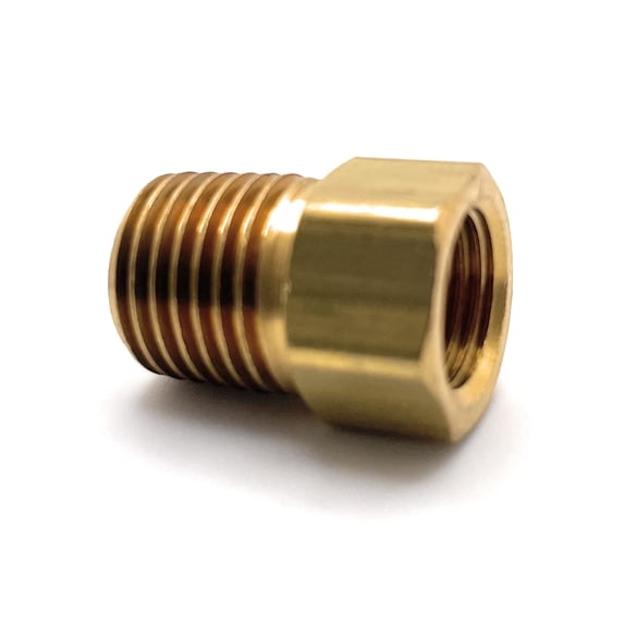 AP Products Marshall Excelsior ME2132P Inverted Flare Adapter - 1/4" MNPT x 1/4" Female Flare Plug