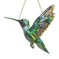 thumbnail image 1 of Humming Bird Christmas Ornaments,Birds Sun Catcher,Stained Glass Hummingbird,Stained Glass Window Hanging,Hummingbird Acrylic Sunshade Sub Wall Decorative Pendant(F 6-8in), 1 of 9