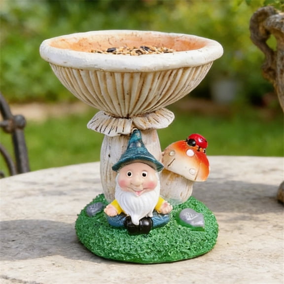 Humming Bird Feeder Thistle Bird Feeder Mushroom Garden Decor Outdoor Yard Decorations Patio Decorations Outdoor 1 Pc