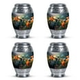 thumbnail image 1 of Humming Bird Flying Near Lilly Flower - Small Urn Dad - Burial Urns For Ashes - Cremation Urns For Human Ashes Adult Male - Urns For Ashes Adult Male (Size-3inch,4pcs), 1 of 5