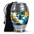 thumbnail image 1 of Humming Bird Urn, burial Urns for Adult Human Ashes, Urn for Ashes Adult, Urn for Ashes for Women, Cremation Urns Large Adult, companion Urns for 2 Adults(Size - 10inch), 1 of 1