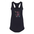 thumbnail image 1 of Humming Birds And Flowers Racerback Tank Women -SPIdeals Designs, Female XX-Large, 1 of 4