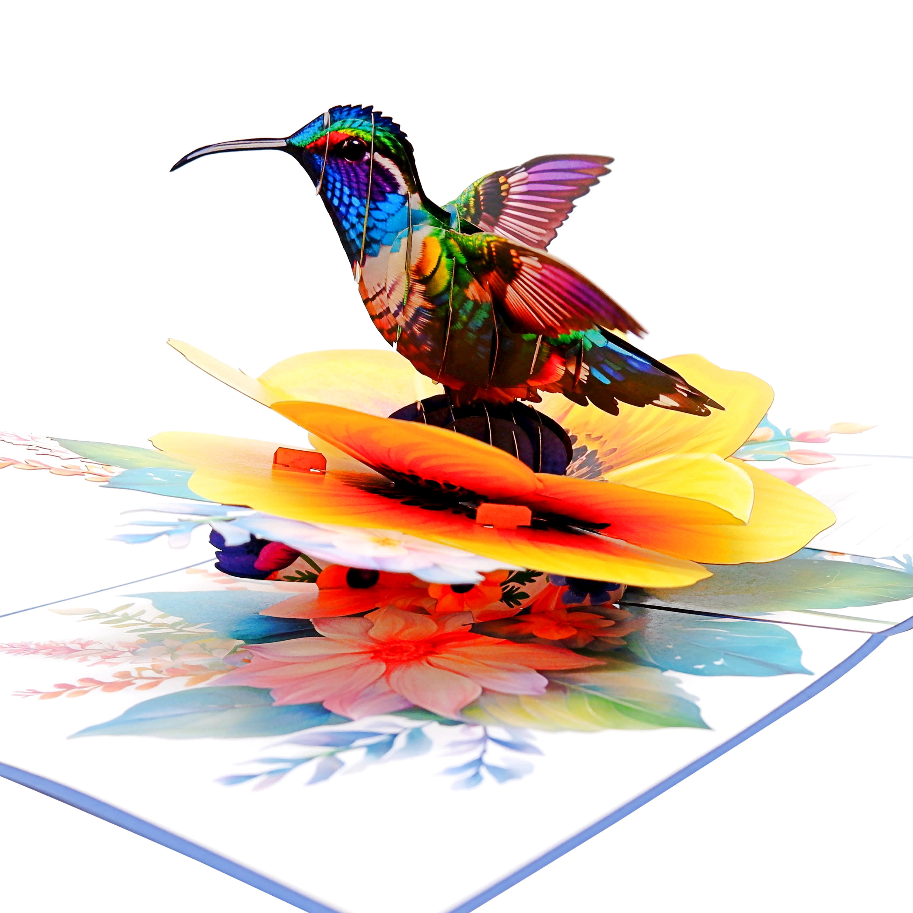 Hummingbird 3D Greeting Pop Up Card Card For All Occasions, Happy Birthday, Anniversary, Retirement, Thinking Of You, Get Well, Hummingbird Gifts For Women, Bird Lover