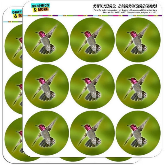 Hummingbird Bird 18 2" Planner Calendar Scrapbooking Crafting Stickers
