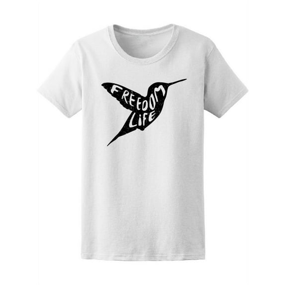 Hummingbird Bird Freedom Life T-Shirt Women -Image by Shutterstock, Female Medium
