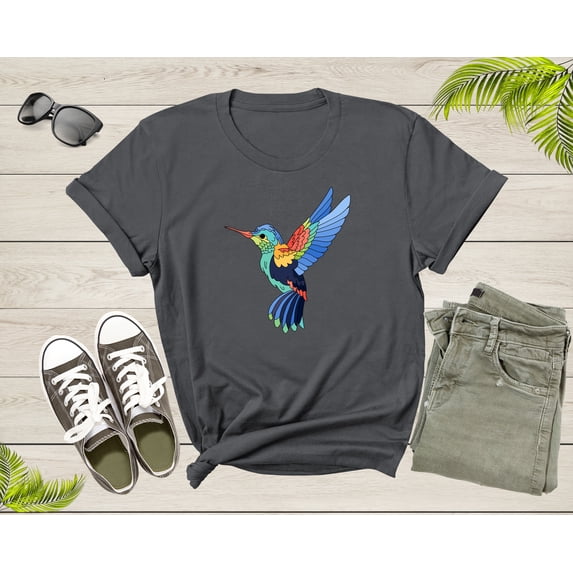 Hummingbird Bird Lover Gift Shirt For Men Women Kids Ladies Boys Girls Hummingbird Gifts For Mom Dad Tshirt Cute Bird Graphic T-shirt