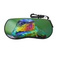 Hummingbird Branch Portrait Sunglasses Case Neoprene UltraLight and