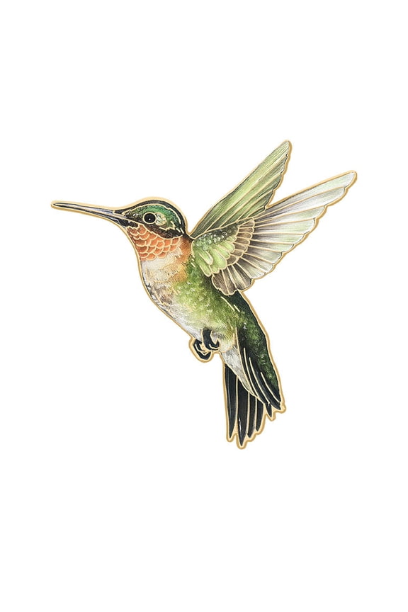Hummingbird Brooch Pin Fashion Jewelry Accessory Metal Enameled Badge Pin for Clothes Bags Hats With S tylish Design
