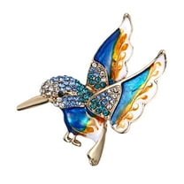 Hummingbird Brooch Pin Mother's Day Gift Alloy Oil Fashion All-match Brooch