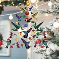 thumbnail image 1 of Hummingbird Christmas Acrylic Ornaments - Colorful Stacked Hummingbird Decor for Homes & Christmas Trees, Winter Holiday Decor to Brighten Indoor/Outdoor Spaces, Color, 3.94in/10cm, 1 of 7