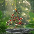 thumbnail image 1 of Hummingbird Christmas Ornament, Colorful Stack Hummingbird Home Decor, Hummingbird Christmas Tree Ornament, Winter Hummingbird Stacking Tree Ornamen, for Hummingbird Lover, Festival Gifts For Family, 1 of 8