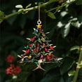 thumbnail image 1 of Hummingbird Christmas Ornament, Hummingbird Ornaments For Christmas Tree, Gift for Bird Lovers-2025, Winter Christmas Hummingbird Stacking Tree Ornament (1PCS), 1 of 8