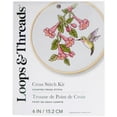thumbnail image 1 of Hummingbird Counted Cross Stitch Kit by Loops & Threads, 1 of 1