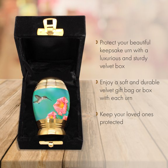 Hummingbird Cremation Urns for Cremation Ashes Large Urn XL or Small Keepsake Urns for Human Ashes & Urns for Human Ashes for Home or Burial Small Urns for Human Ashes Small Keepsake
