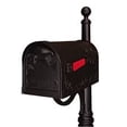 thumbnail image 1 of Special Lite Products SCB-1005-SPK600-BL Hummingbird Curbside Mailbox with Ashland Mailbox Post Unit - Black, 1 of 7