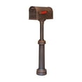 thumbnail image 1 of Special Lite SCB-1005-SPK-590-CP Hummingbird Curbside with Bradford Surface Mount Mailbox Post, Copper, 1 of 5