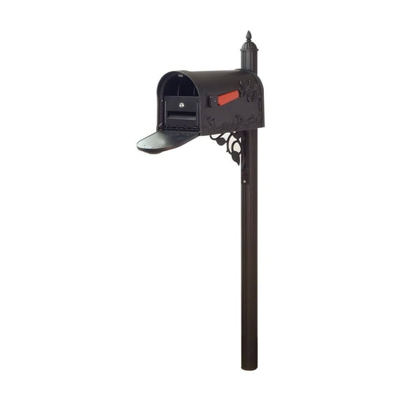 Special Lite Hummingbird Curbside Mailbox with Locking Insert-Style:Albion Mailbox Post