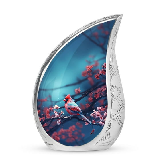 Hummingbird Decorative Urns, Urns for Human Ashes, Teardrop Urn for Ashes Adult Male, Small Urns for Human Ashes Keepsake Cremation Keepsakes for Ashes, Burial Vaults for Cremation Urns 3 Inch, 1pcs