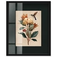 thumbnail image 1 of Hummingbird Dreams Shadowbox Print Botanical Art by Art Remedy, Black Frame, 24 x 30, 1 of 6