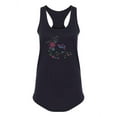 thumbnail image 1 of Hummingbird Embroidery Style Racerback Tank Women -SPIdeals Designs, Female Small, 1 of 4