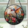 thumbnail image 1 of Hummingbird Family Christmas Suncatchers, Hummingbird Stained Glass Window Hangings, Hummingbird Christmas, Hummingbird Decor, Hummingbird Christmas Tree Decorations Unique Gifts For Women - 171HD86, 1 of 5