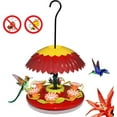 thumbnail image 1 of Hummingbird Feeder 16 oz with Ant Moat & 6 Feeding Ports for Outdoors Hanging,Plastic-1 Pack, 1 of 7