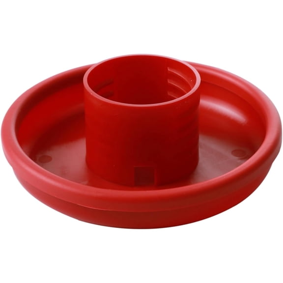 Hummingbird Feeder Accessories Set Replacement Plastic Base and Part Seal Ring for Hummingbird Feeder Base (Red)