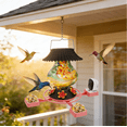 thumbnail image 1 of Hummingbird Feeder with Camera Solar Powered 1080P-, Automatically Identifies Species of Bird, Auto Recording, Leak-Proof Ant & Bee Proof Outdoor Hanging Feeder, for Bird Lovers, 1 of 8