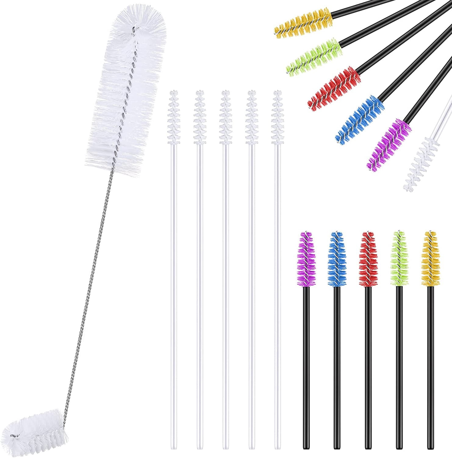 BLLNDX – Set Di 11 Spazzole Per Pulizia Mangiatoie Colibrì E Bottiglie, Con Setole In Nylon E Manici In Acciaio Inox - 2