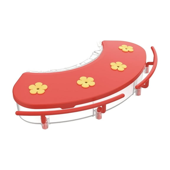 Hummingbird Feeder Extension, Netvue Birdfy Add-ons, 18.3 oz Hummingbird Feeders Perch, Red