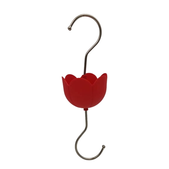 Hummingbird Feeder Hook - Anti-Ant, Large Capacity Water, ABS Material, Red Color, Attracts Hummingbirds, Easy to Install