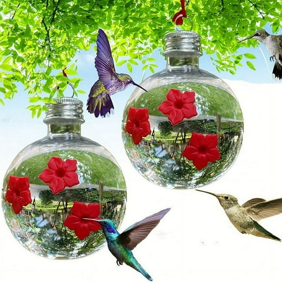 Hummingbird Feeder,Humming Bird Feeders for Outdoors Hanging 2Pcs